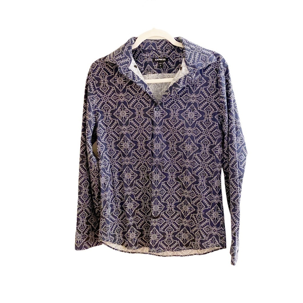 Express casual button down size small.